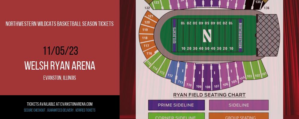 Northwestern Wildcats Basketball Season Tickets at Welsh Ryan Arena